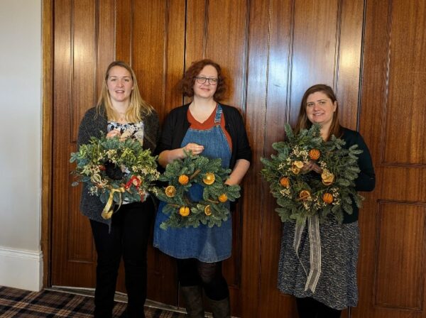 The results of the wreath making activity