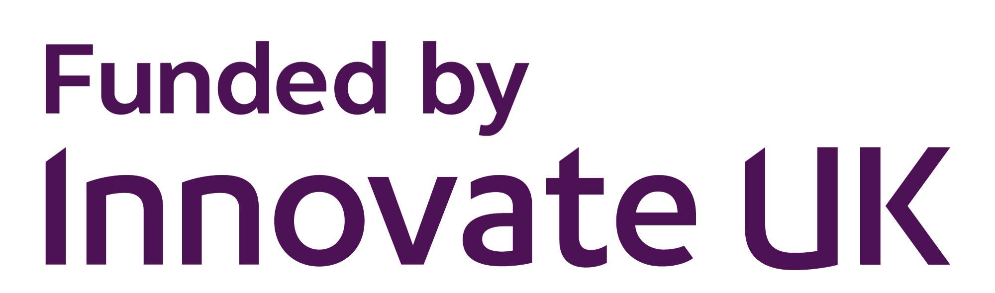 "Funded by Innovate UK" logo